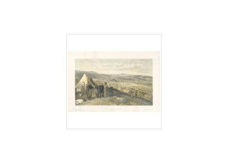 Antique Print of the Cavalry Camp 'Crimean War' by W. Simpson, 1855, view 2