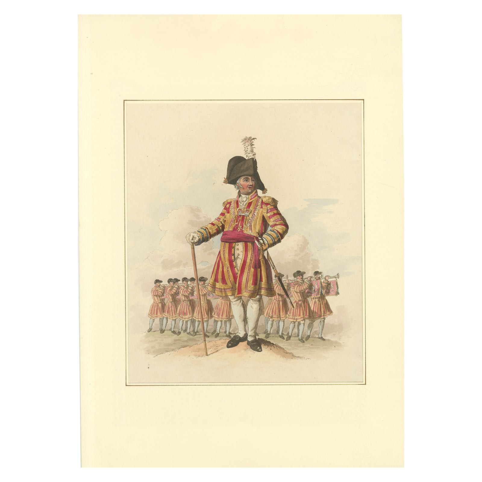 Yeoman of the Guard in Ceremonial Uniform, William Miller, London, ca.1805