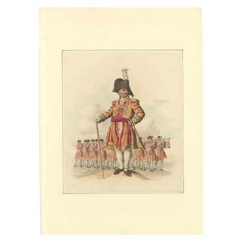 Yeoman of the Guard in Ceremonial Uniform, William Miller, London, ca.1805