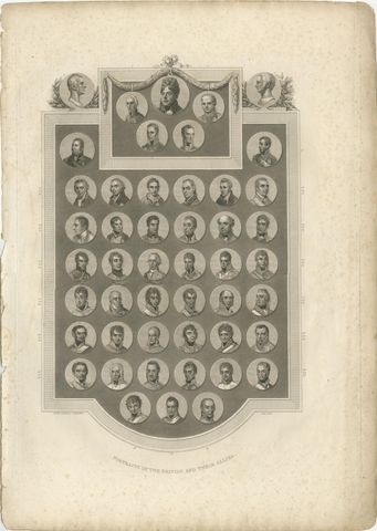 Portraits of the British and Allied Commanders at the Battle of Waterloo, 1815, view 2