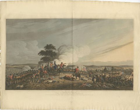 The Battle of Waterloo: The British Repel Napoleon’s Final Attack, June 18, 1815, view 2