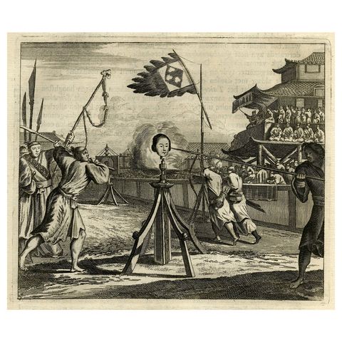 Jousting Tournament in Japan, Held to Honor Toyotomi Hideyoshi in Jurazu, 1669