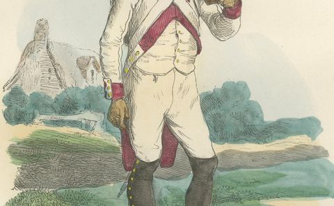 Dutch Grenadier, Imperial Guard of Napoleon, 3rd Dutch Regiment, 1843, close-up 2