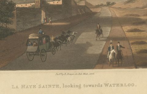Napoleon’s Last Stand: Views of Hougoumont and La Haye Sainte After Waterloo, close-up 2