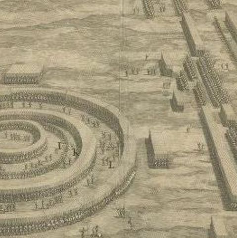 Antique Roman Battle Print of Caesar's Army by Duncan, c.1753, close-up 2