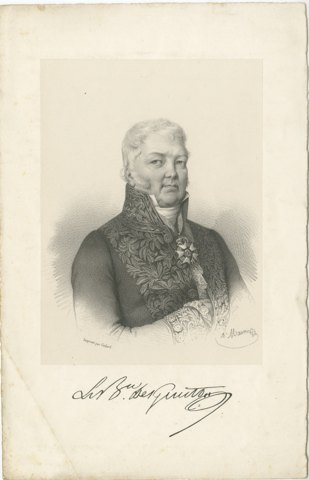 Baron Desgenettes, French Military Physician, Lithograph by Maurin, circa 1830, view 2