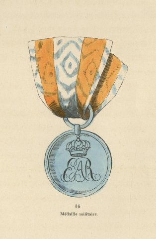 Hanover, Civil and Military Medals, Plate XL bis, Wood Engraving, 1844, close-up 2