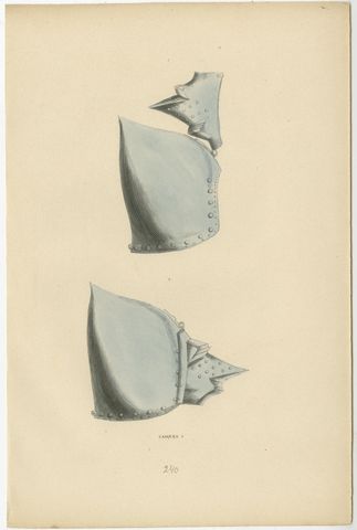 Armaments of Yore: A Study of Medieval Helmets and Armor, 1845, view 2