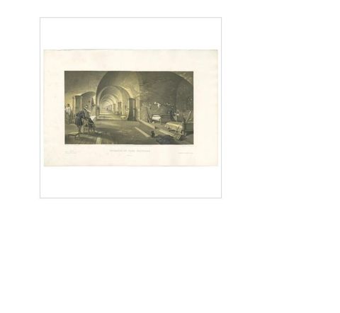 Antique Print of Fort Nicholas 'Crimean War' by W. Simpson, 1855, view 2