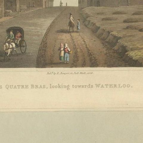 Napoleon’s Battlefields: Views of Les Quatre Bras and La Belle Alliance, 1815, close-up 4