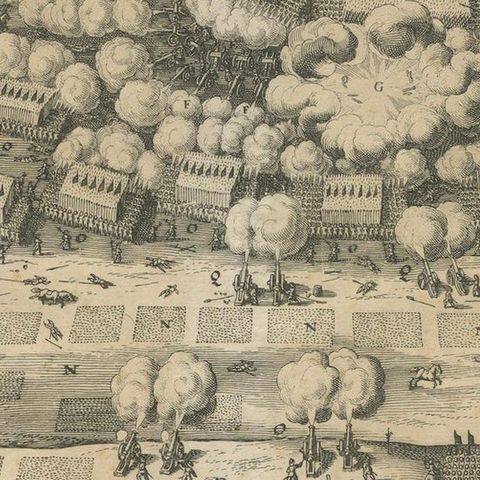 Battle of Wimpfen, 1622: Engraving by Matthäus Merian (ca. 1645), close-up 4