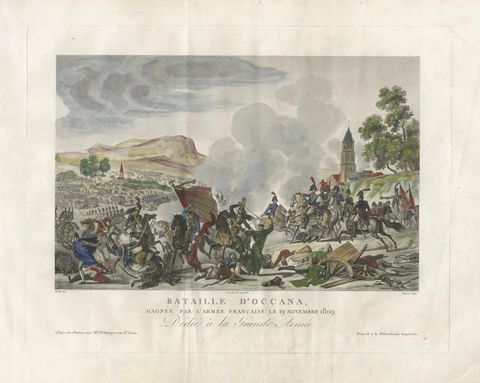Battle of Ocana 1809, Napoleonic Wars Grand Armée Scene, close-up 2