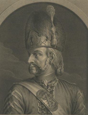 Copper Engraving of a Sapper of the Swiss Guards at the Vatican, 1779, close-up 1