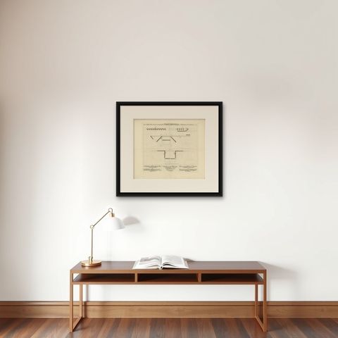 Antique Military Print: Infantry Training in Zurich, 18th Century, shown framed on a wall