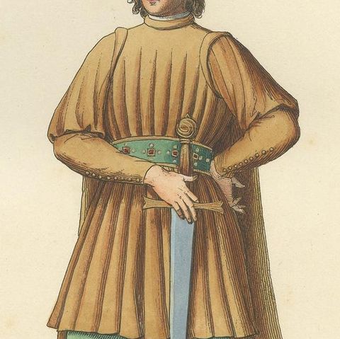 Antique Print of Alexandre Vitelleschi, Imperial Knight, by Bonnard, 1860, close-up 2