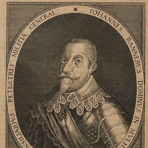 Johann Banér, Swedish General of the Thirty Years’ War, Engraving, 1640, close-up 4