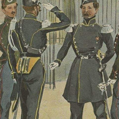 The Cavalry of the Dutch-Belgian Army 1841-1849, Published in 1900, close-up 2