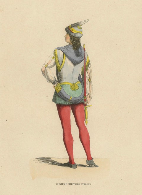 The Italian Archer: A Study in Renaissance Military Fashion, 1847, close-up 4