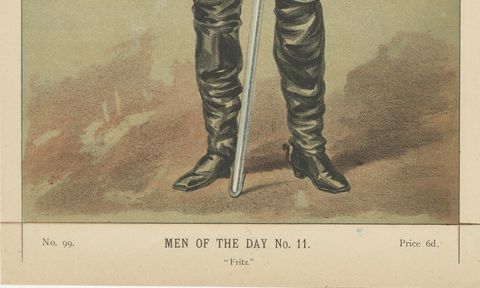 German Military Portrait, Vanity Fair Men of the Day No. 11, 1870, close-up 1