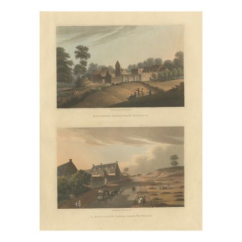 Napoleon’s Last Stand: Views of Hougoumont and La Haye Sainte After Waterloo