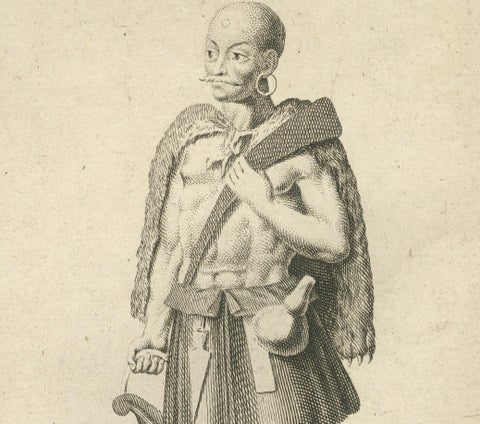 Ottoman Dervish Costumes and Soldiers from the 18th Century, Engraved in 1734, close-up 2
