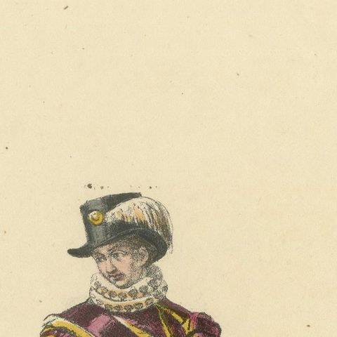 Tambour de la Garde Suisse (Drummer of the Swiss Guard), 1862, close-up 1