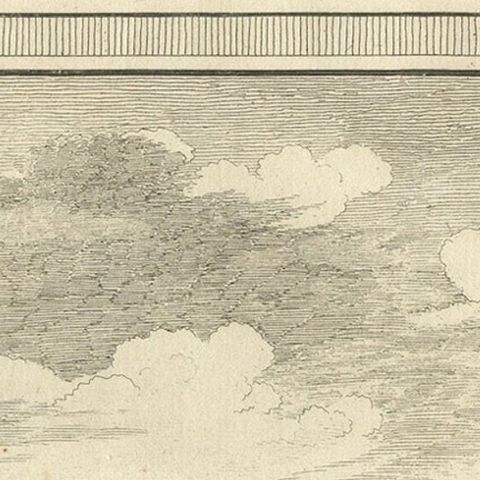 Antique Print of a Japanese Military Procession by Chedel, 1746, close-up 3