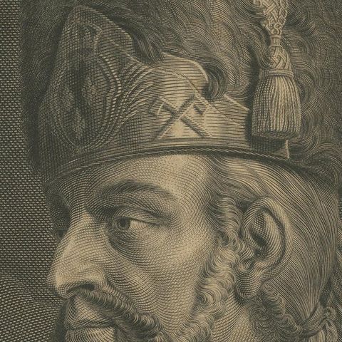 Copper Engraving of a Sapper of the Swiss Guards at the Vatican, 1779, close-up 4
