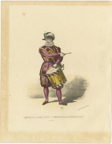 Tambour de la Garde Suisse (Drummer of the Swiss Guard), 1862, view 2