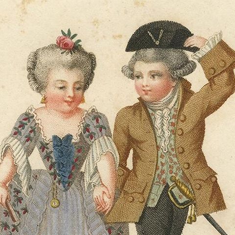 Antique Costume Print, Possibly Depicting Napoleon, C.1850, close-up 2