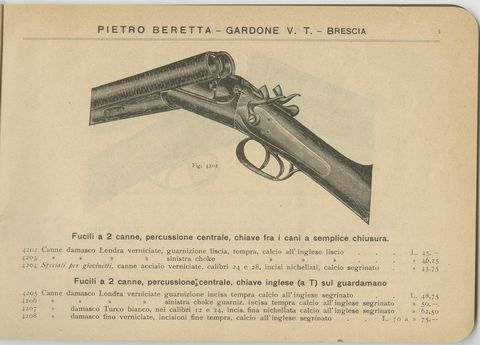 Antique Brochure Weapon Catalogue for Pietro Beretta, Published in 1906, view 6
