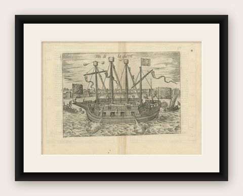 Fin de la Guerre: The Behemoth of the Siege of Antwerp, 1585, shown framed