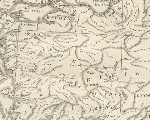 March of Cyrus and Retreat of the Ten Thousand after Xenophon, 1818, close-up 2