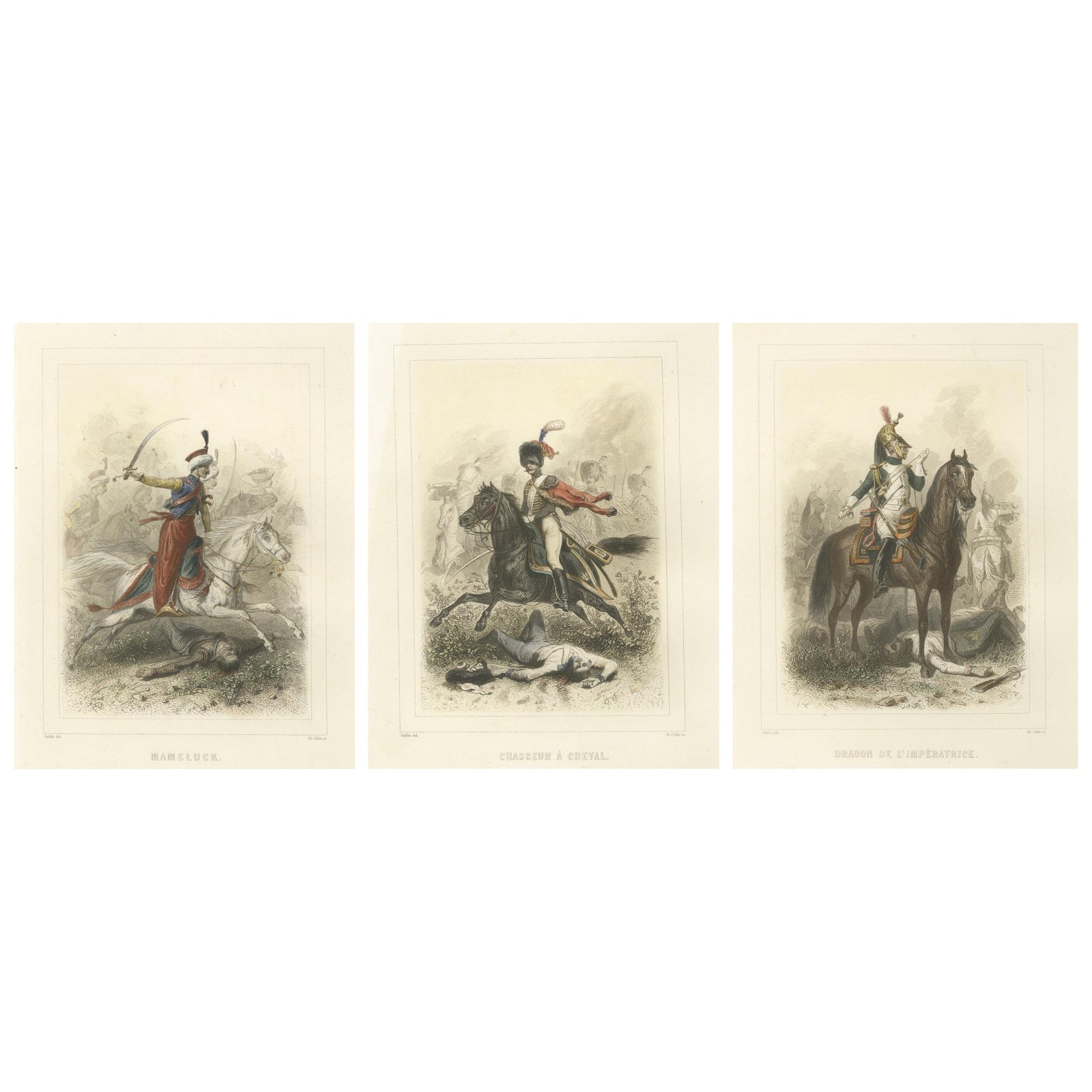 Napoleonic Battle Cavalry, Mameluke, Chasseur, and Empress Dragoon, 1859