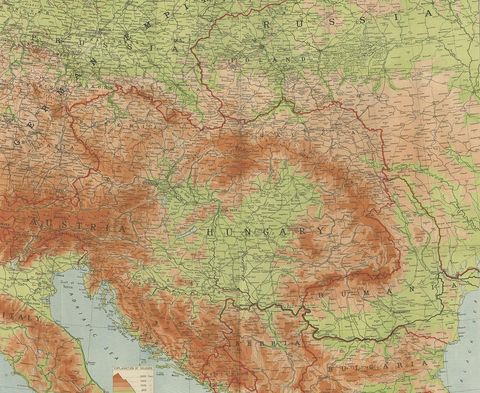 Antique European War Folding Map, ‘circa 1915’, view 4