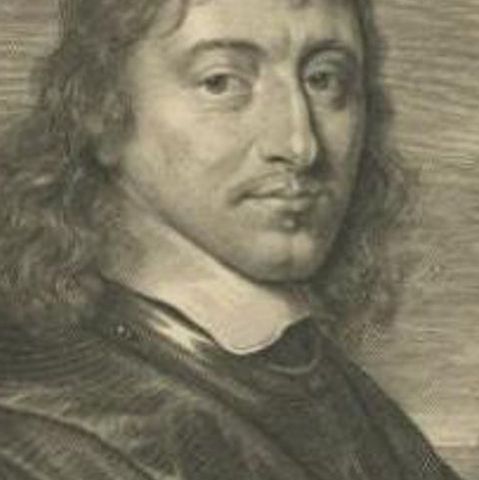 Antique Portrait of Dutch General Gerard Pietersz, Hulft, c.1670, close-up 1