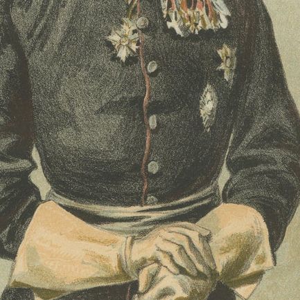 German Military Portrait, Vanity Fair Men of the Day No. 11, 1870, close-up 3