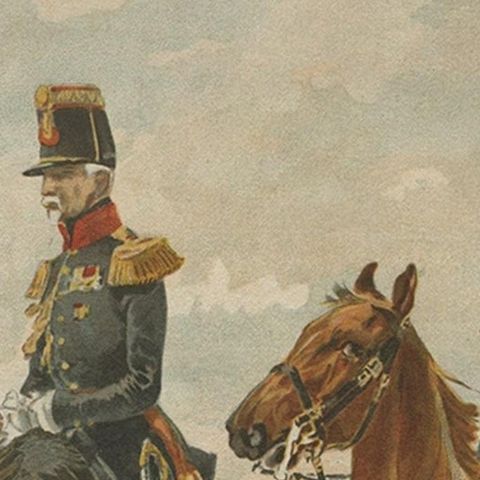 Antique Print of Generals of the Dutch/Belgian Army 1855-1860, Published in 1900, close-up 2