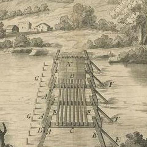 Antique Roman Battle Print of the Camp Defence by Duncan, c.1753, close-up 2