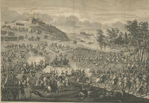 Antique Print of the Battle of Borodino by Le Beau, 'circa 1820', view 2