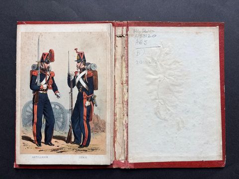 L’Armée, La Garde Impériale, Antique Concertina of 20 Military Plates, 1856, view 3