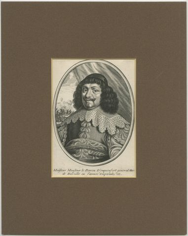 Antique Portrait of General Adrian Von Enckevort, view 2