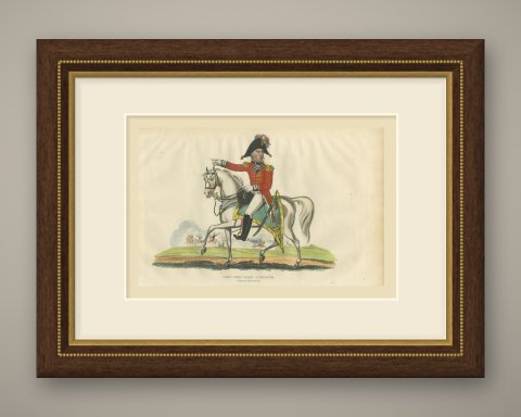 Lord Lynedoch, Sir Thomas Graham, Pointing Toward a Battle, 1816, shown framed