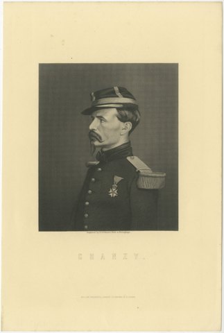 General Chanzy, Steel Engraving by E. Crickmore, Mackenzie, London, circa 1872, view 2