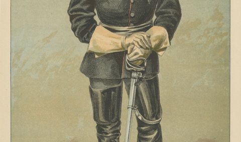 German Military Portrait, Vanity Fair Men of the Day No. 11, 1870, close-up 2