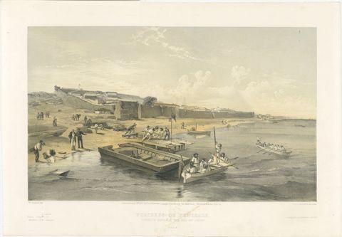 Crimean War Lithograph Collection: Eight Views of Sevastopol Surroundings, 1855, view 9