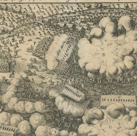 Battle of Wimpfen, 1622: Engraving by Matthäus Merian (ca. 1645), close-up 3