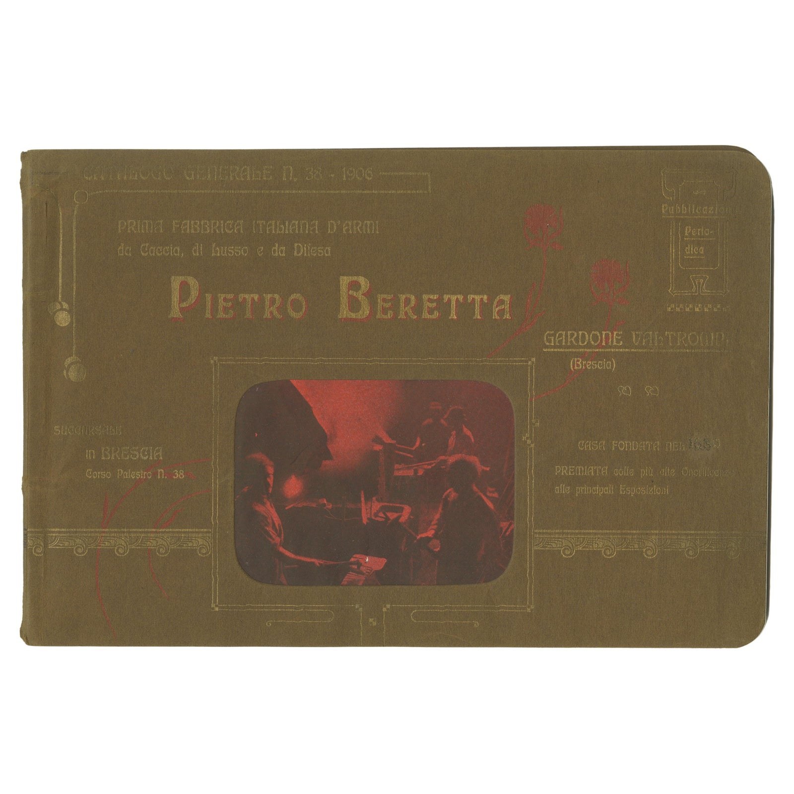 Antique Brochure Weapon Catalogue for Pietro Beretta, Published in 1906