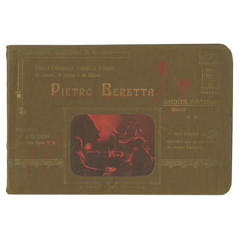 Antique Brochure Weapon Catalogue for Pietro Beretta, Published in 1906