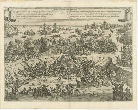 Siege and Struggle: The Kauwensteinse Dike in the Eighty Years' War, 1647, view 2